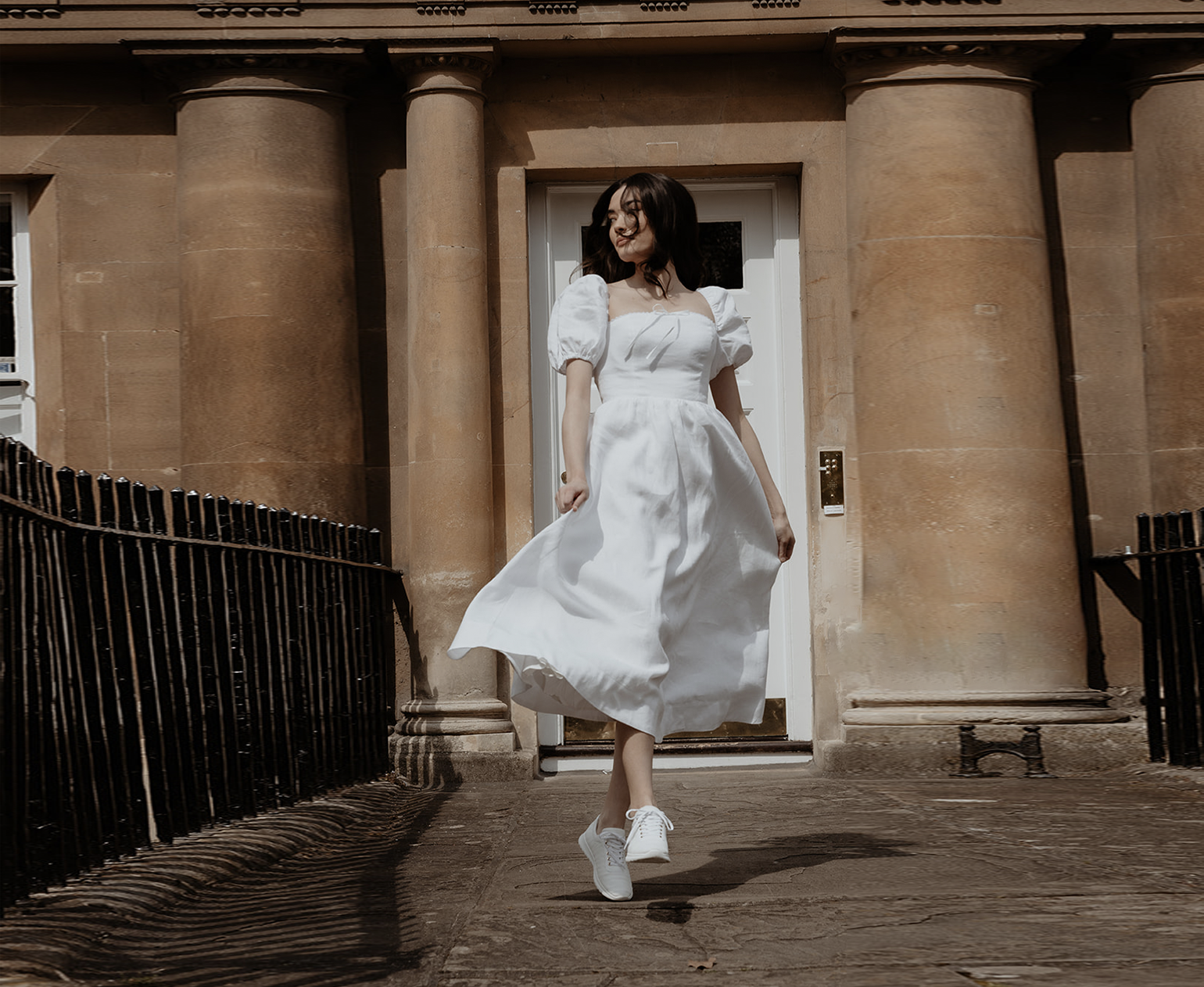Off White Bespoke Luxury Couture Trainers in Tulle 